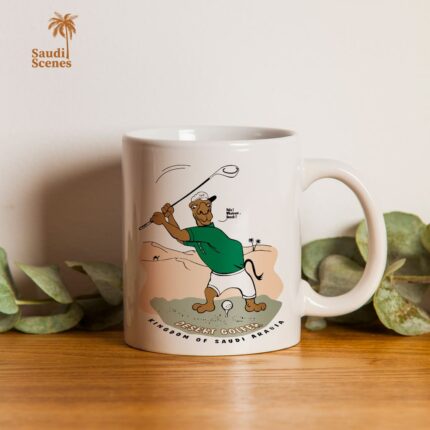 Desert Golfer Saudi Souvenir Mug