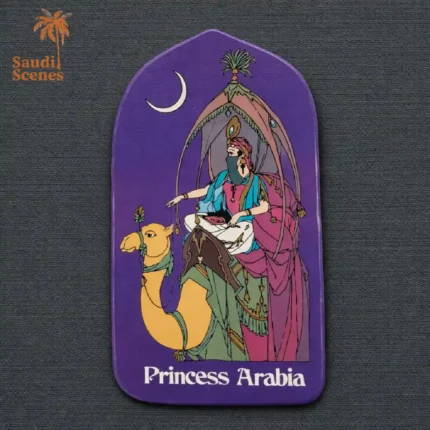 Princess Arabia Saudi Souvenirs Fridge Magnet (Mg 93)