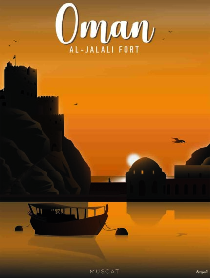 Oman By Sergati Posters