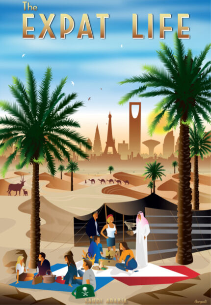 The Expat Life By Sergati Poster